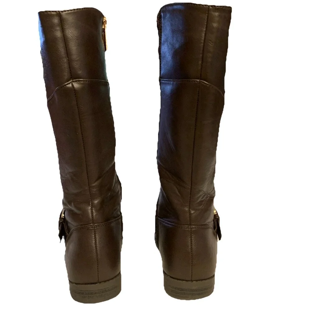 Michael Kors Brown Boots  For Girls Sz 1 Inside Zipper 1